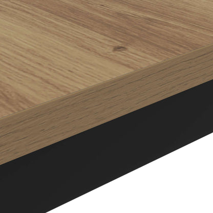 Salontafel Ambachtelijk eiken 100 x 50 x 45 cm Bewerkt hout