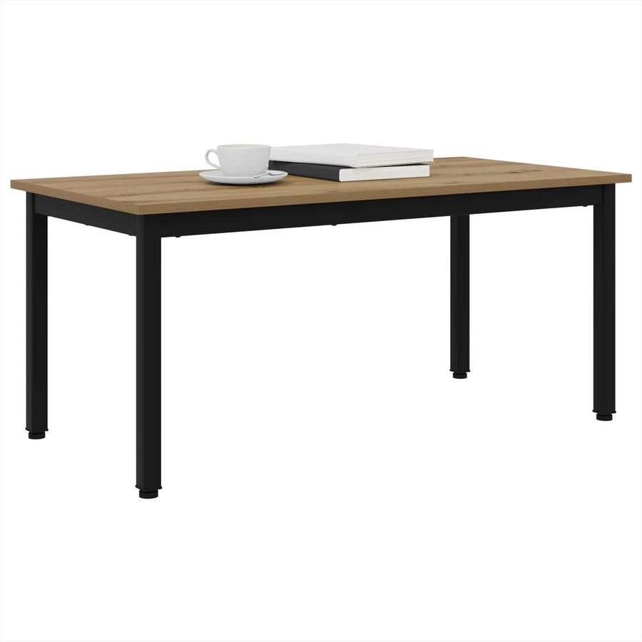 Salontafel Ambachtelijk eiken 100 x 50 x 45 cm Bewerkt hout