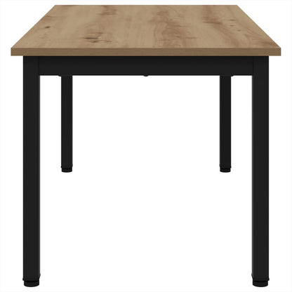 Salontafel Ambachtelijk eiken 100 x 50 x 45 cm Bewerkt hout