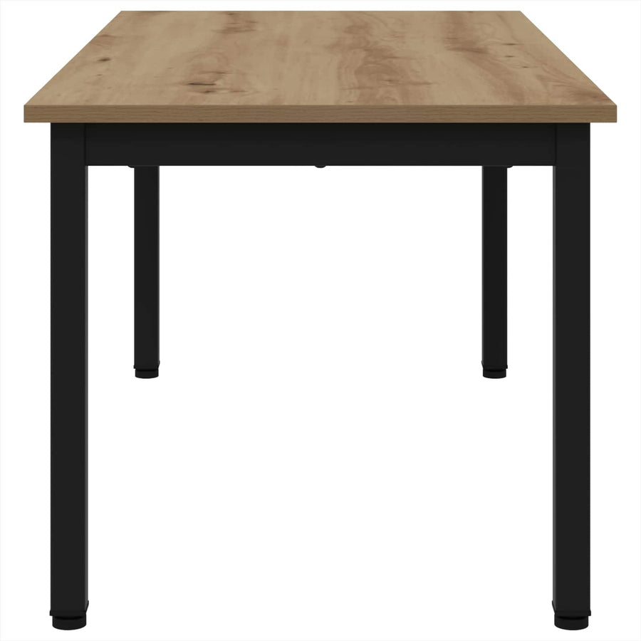 Salontafel Ambachtelijk eiken 100 x 50 x 45 cm Bewerkt hout