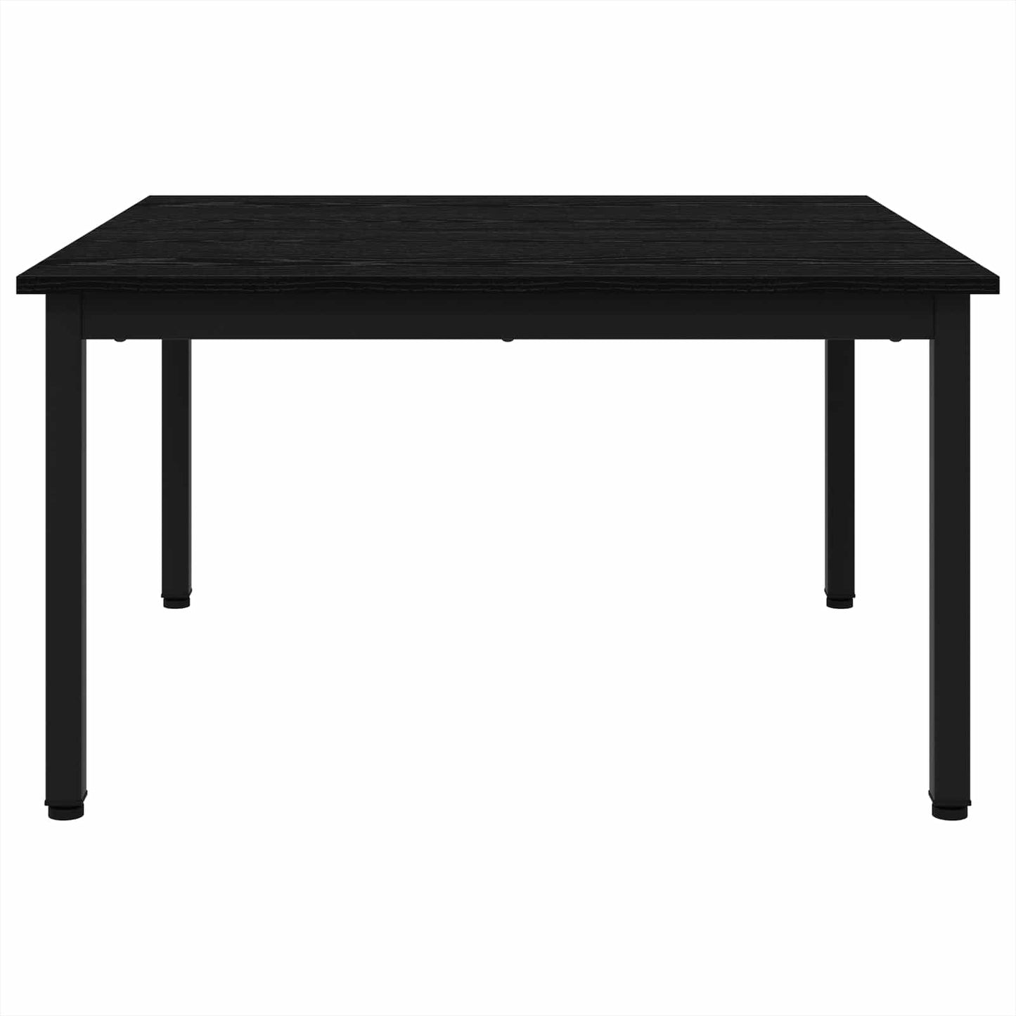 Salontafel Zwart Eiken 80 x 80 x 45 cm Bewerkt hout