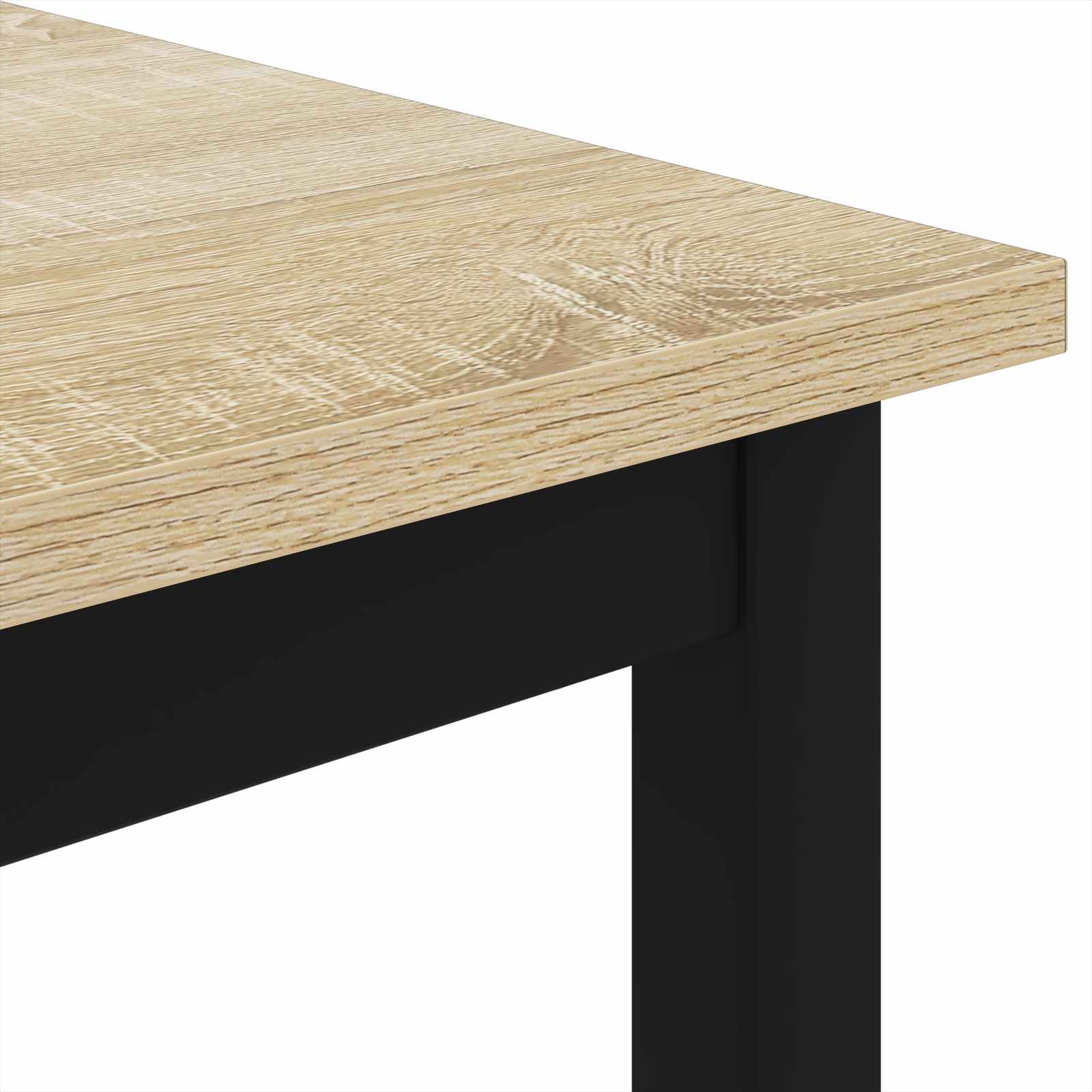 Salontafel Sonoma 80 x 80 x 45 cm Bewerkt hout