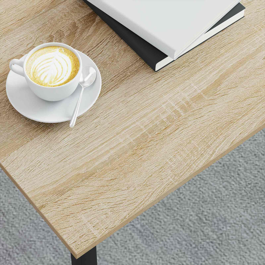 Salontafel Sonoma 80 x 80 x 45 cm Bewerkt hout