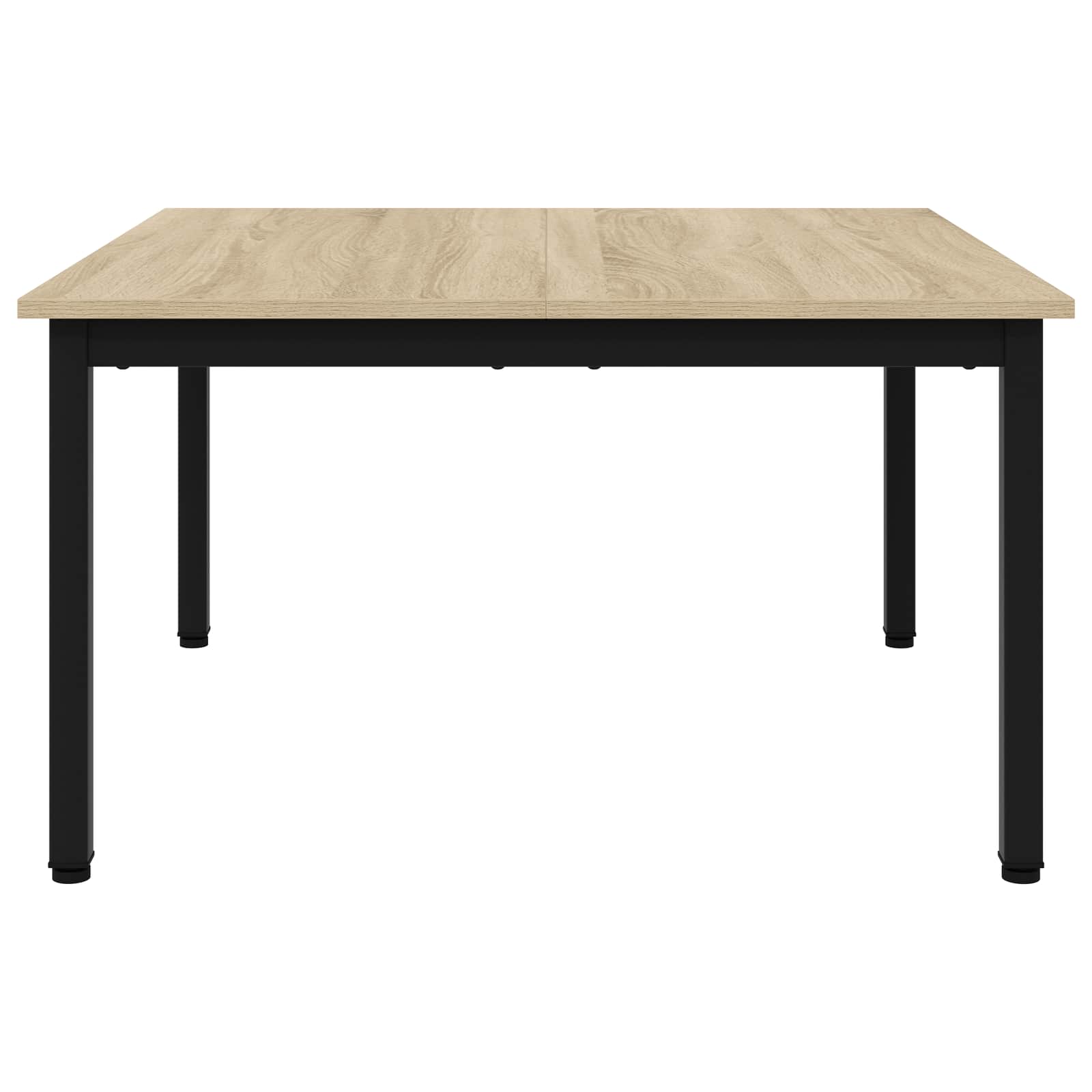 Salontafel Sonoma 80 x 80 x 45 cm Bewerkt hout