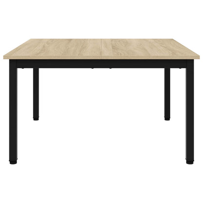 Salontafel Sonoma 80 x 80 x 45 cm Bewerkt hout