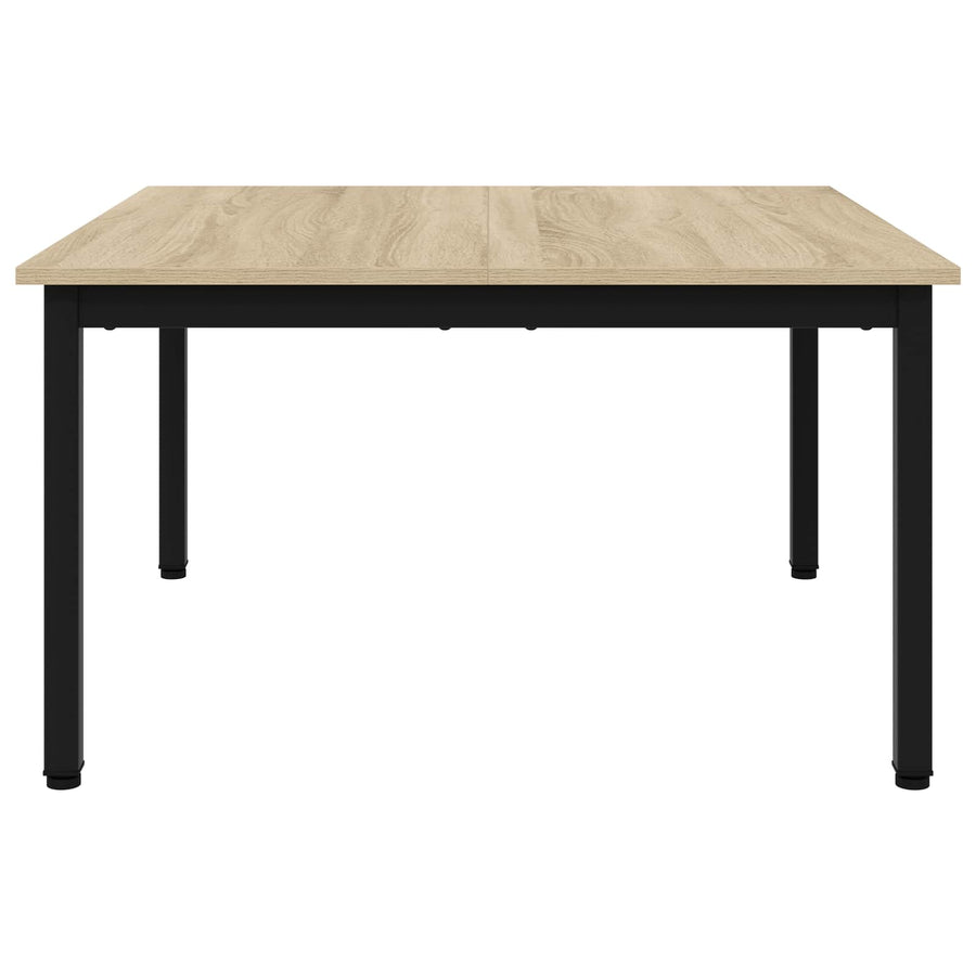 Salontafel Sonoma 80 x 80 x 45 cm Bewerkt hout