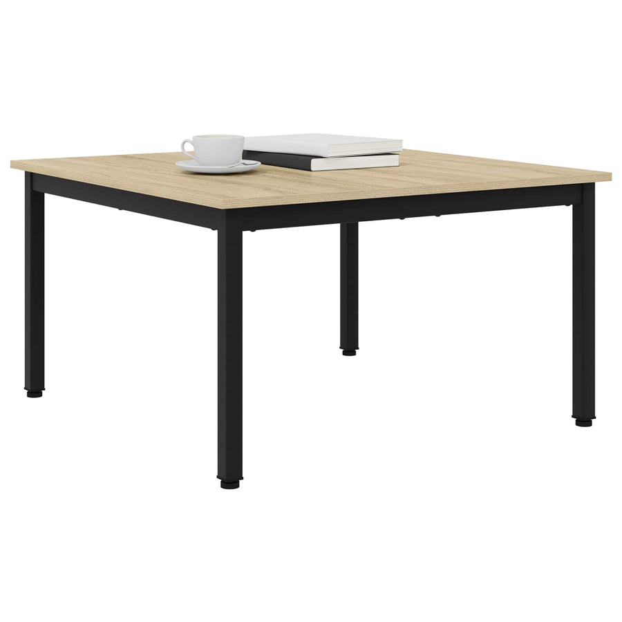 Salontafel Sonoma 80 x 80 x 45 cm Bewerkt hout