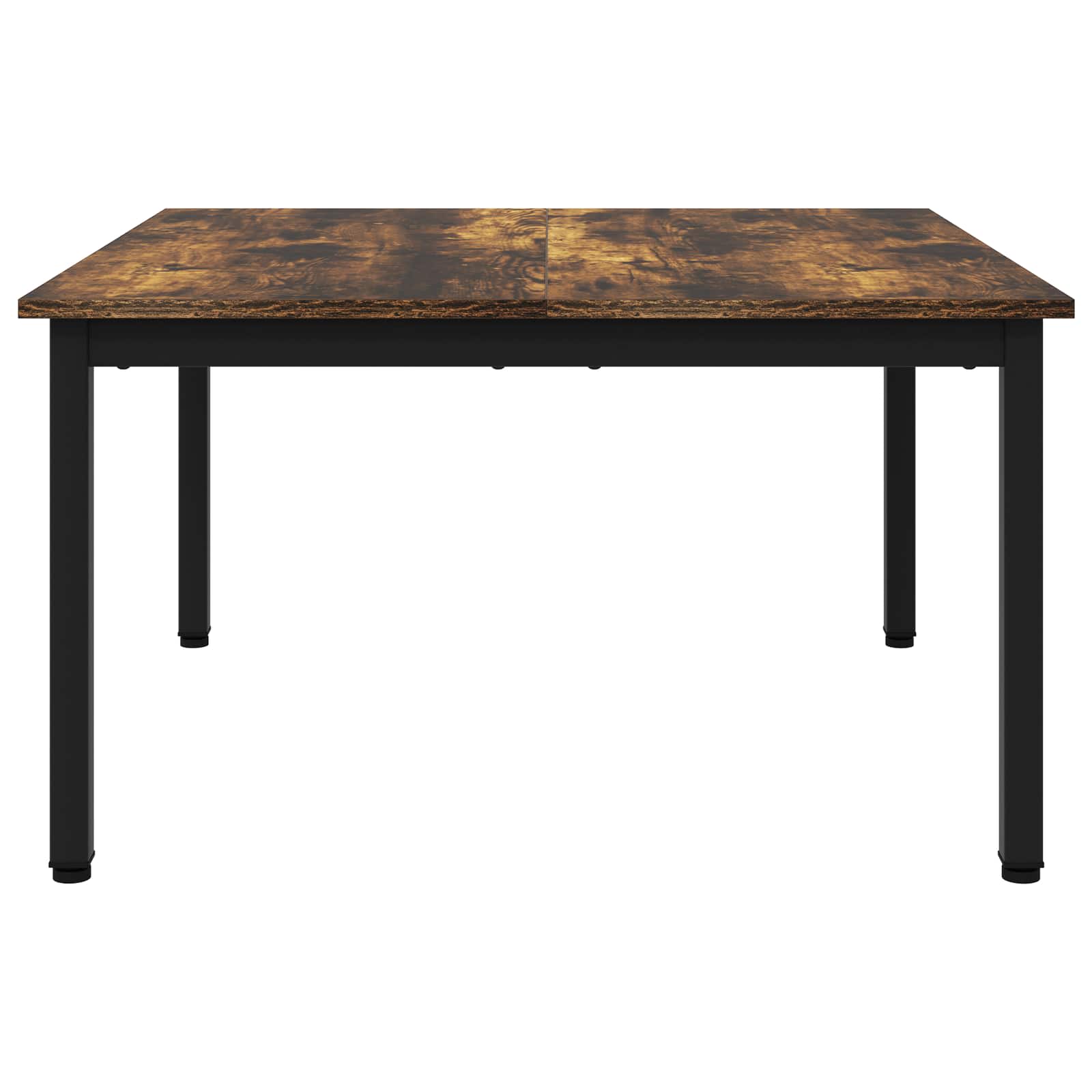 Salontafel Rook Eik 80 x 80 x 45 cm Bewerkt hout