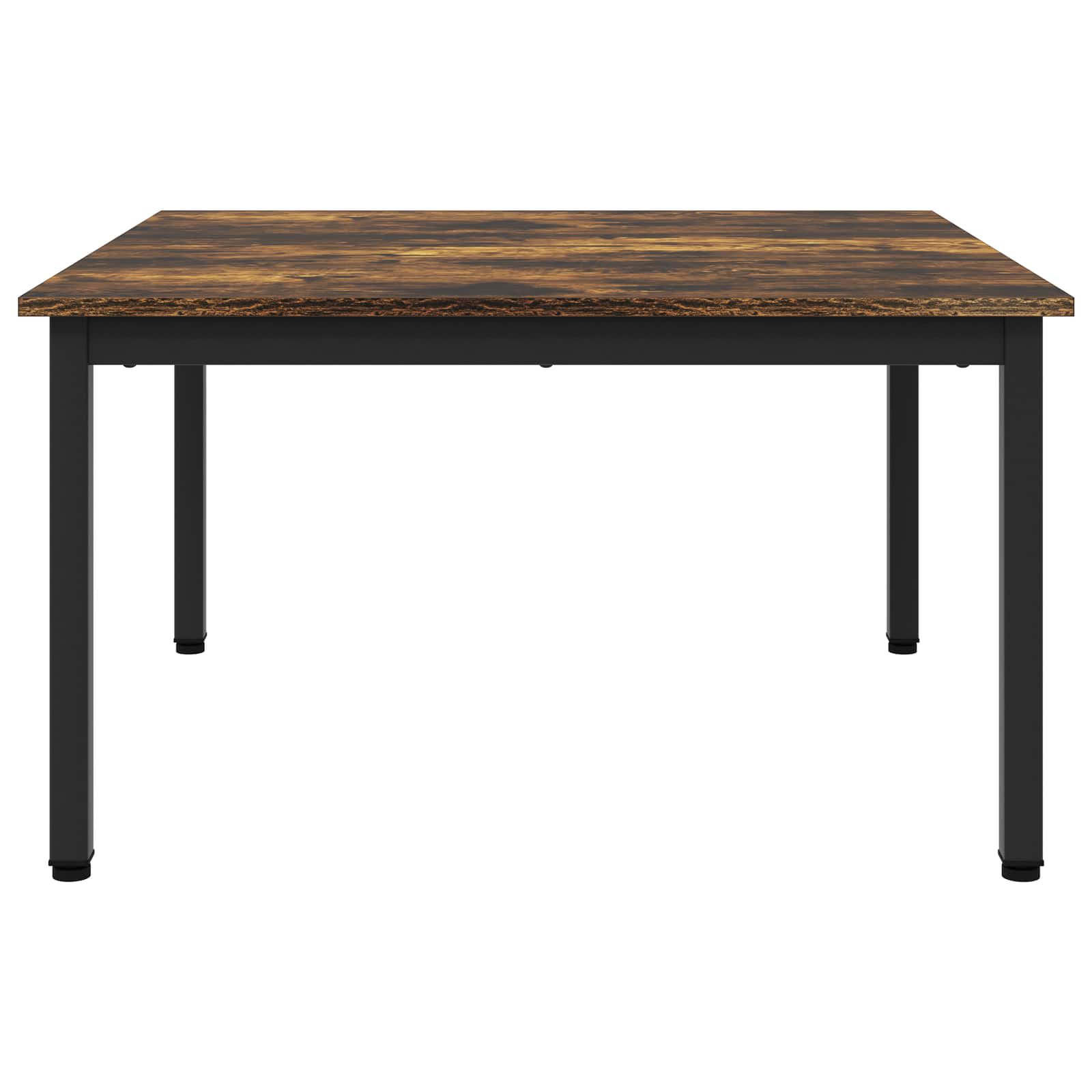 Salontafel Rook Eik 80 x 80 x 45 cm Bewerkt hout