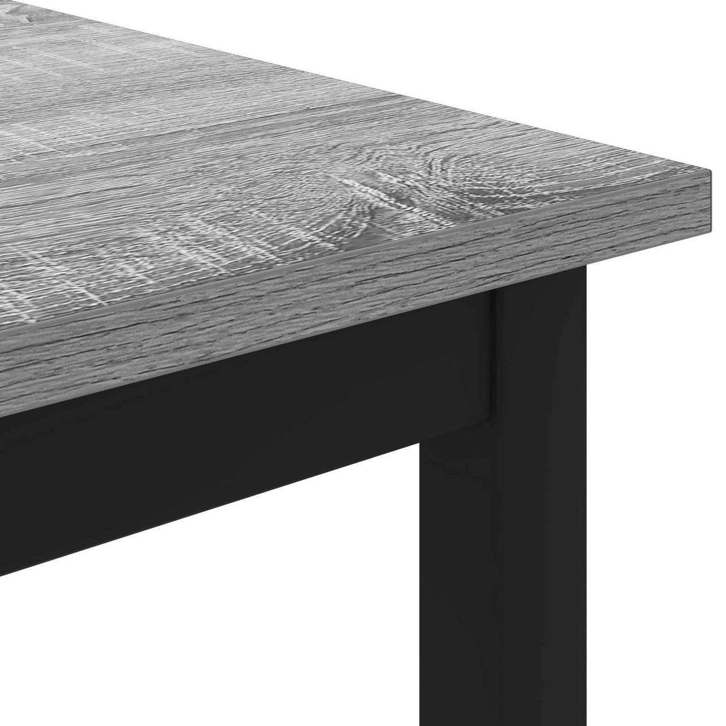 Salontafel Grijs Sonoma 80 x 80 x 45 cm Bewerkt hout