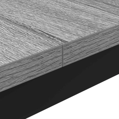 Salontafel Grijs Sonoma 80 x 80 x 45 cm Bewerkt hout