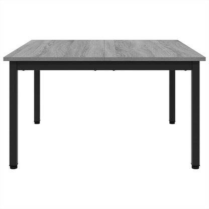 Salontafel Grijs Sonoma 80 x 80 x 45 cm Bewerkt hout