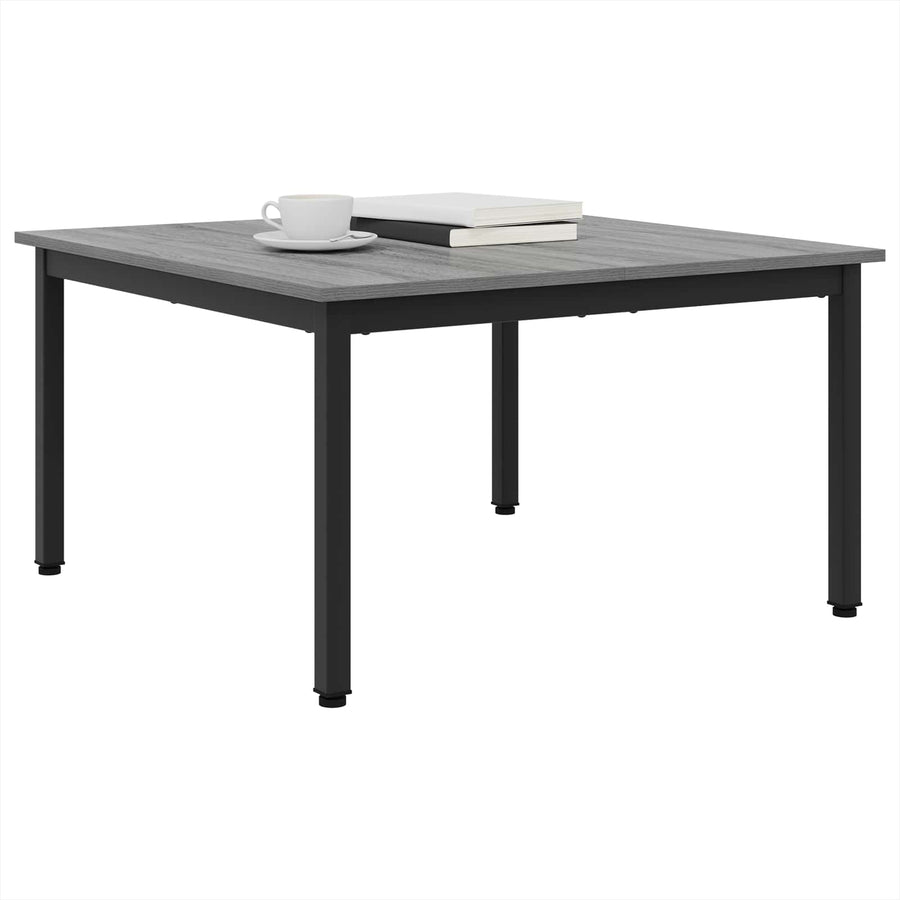 Salontafel Grijs Sonoma 80 x 80 x 45 cm Bewerkt hout