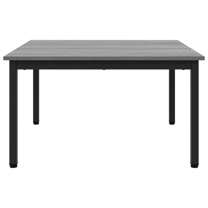 Salontafel Grijs Sonoma 80 x 80 x 45 cm Bewerkt hout