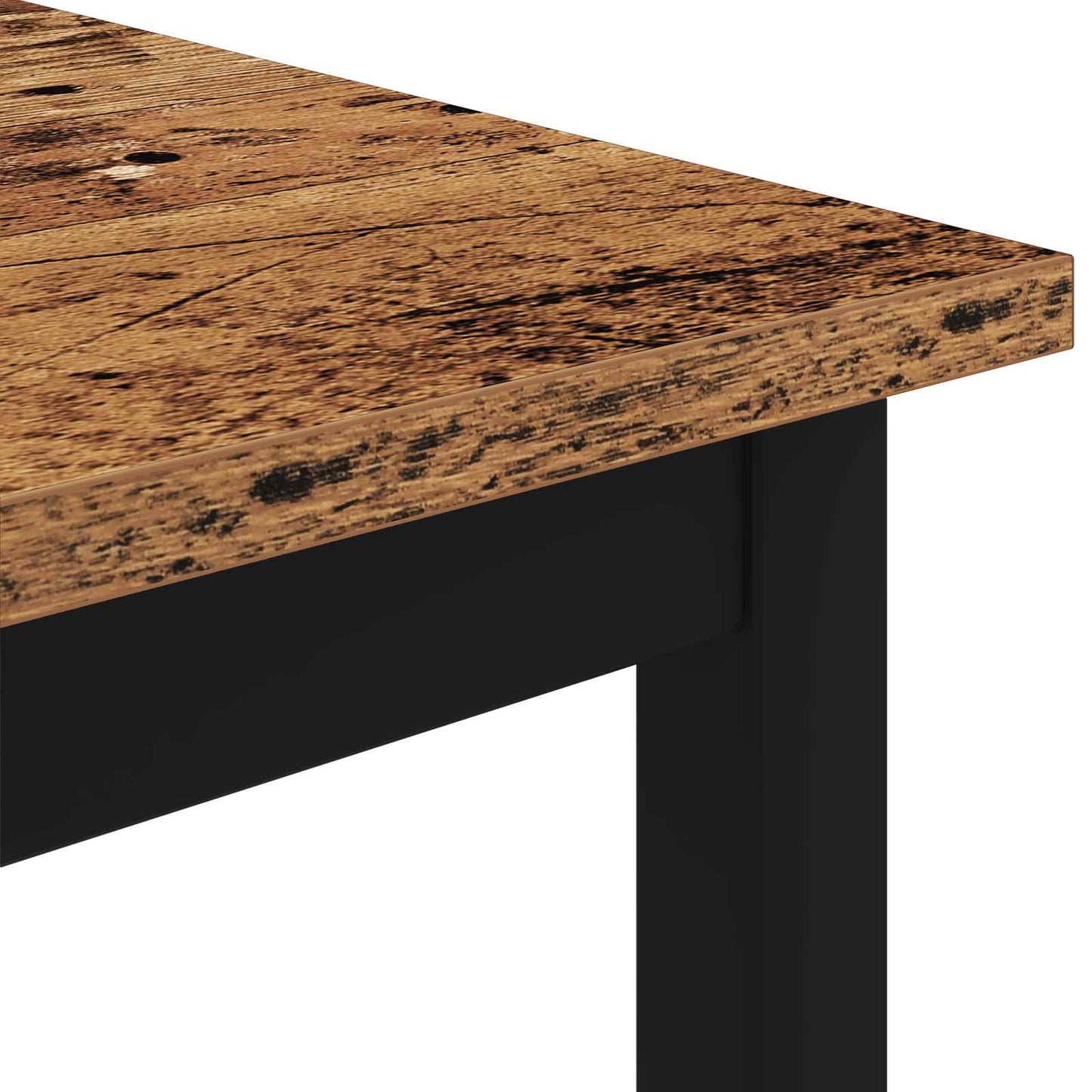 Salontafel Oudhout 80 x 80 x 45 cm Bewerkt hout
