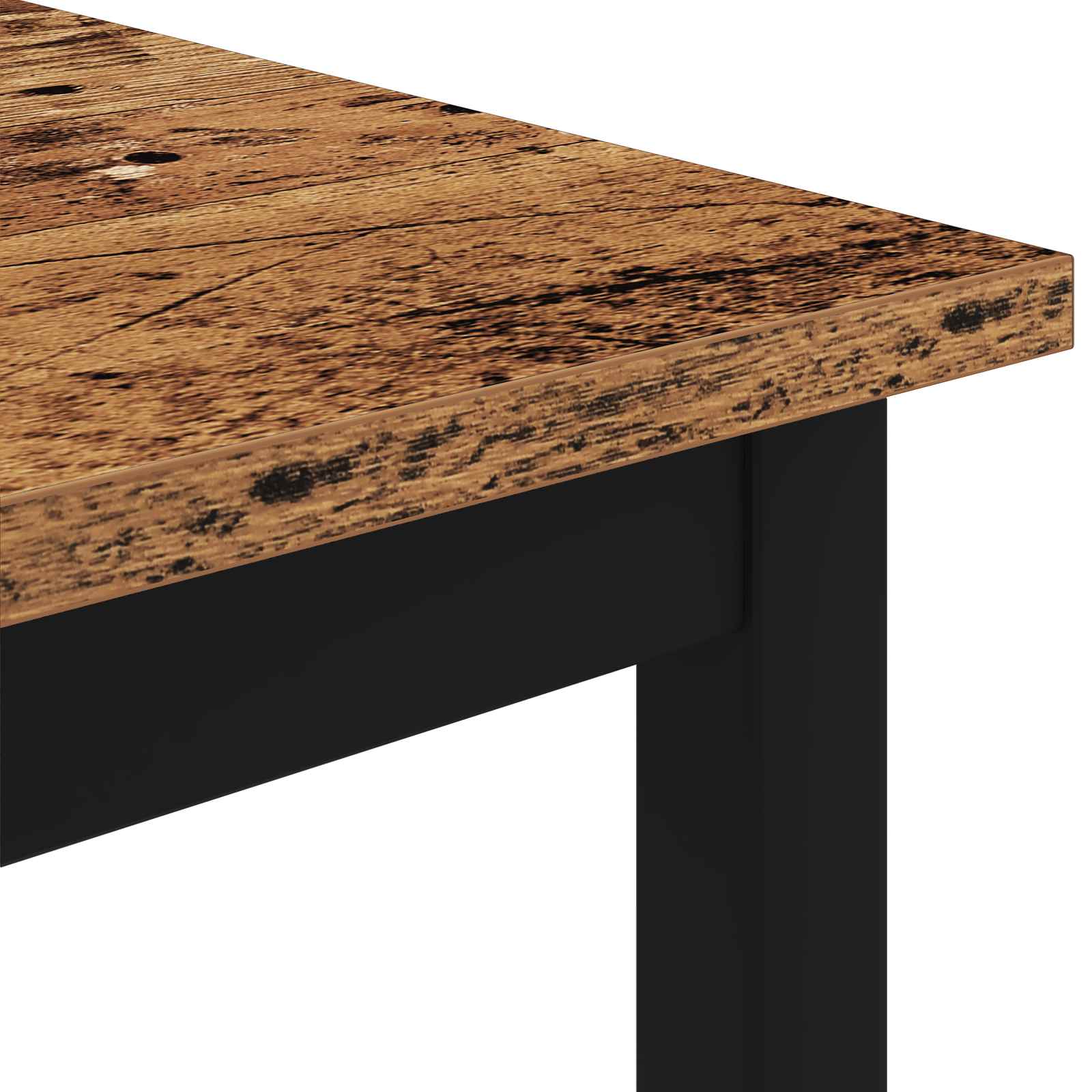 Salontafel Oudhout 80 x 80 x 45 cm Bewerkt hout