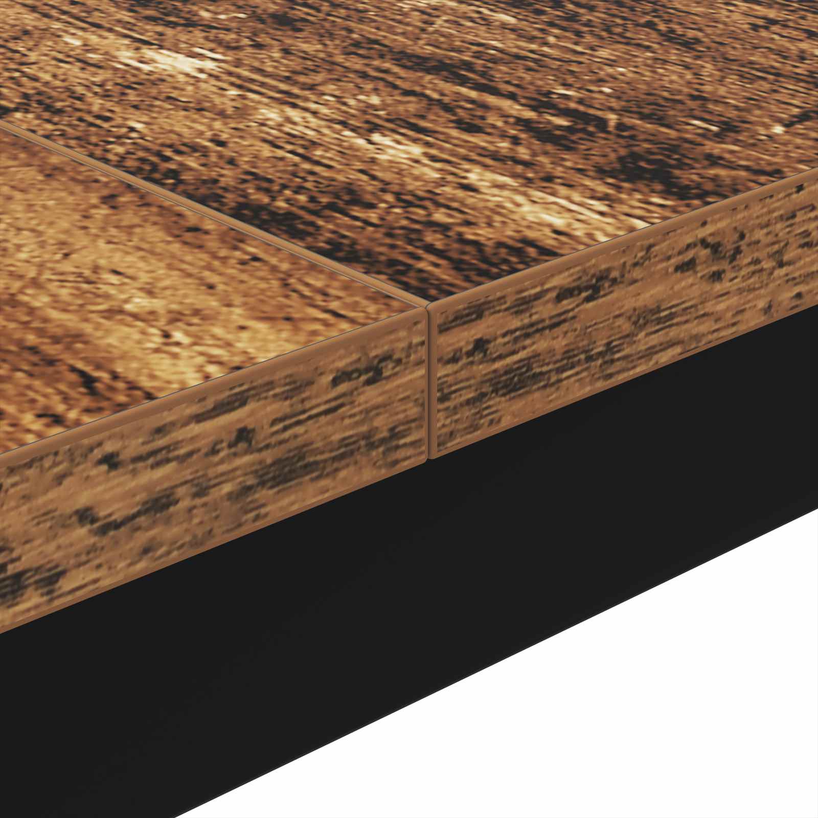 Salontafel Oudhout 80 x 80 x 45 cm Bewerkt hout