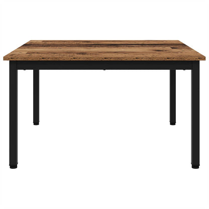 Salontafel Oudhout 80 x 80 x 45 cm Bewerkt hout