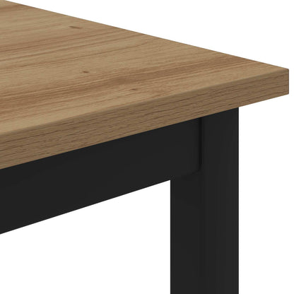 Salontafel Ambachtelijk eiken 80 x 80 x 45 cm Bewerkt hout