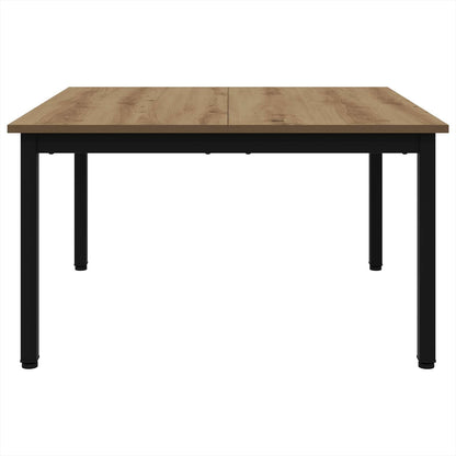 Salontafel Ambachtelijk eiken 80 x 80 x 45 cm Bewerkt hout