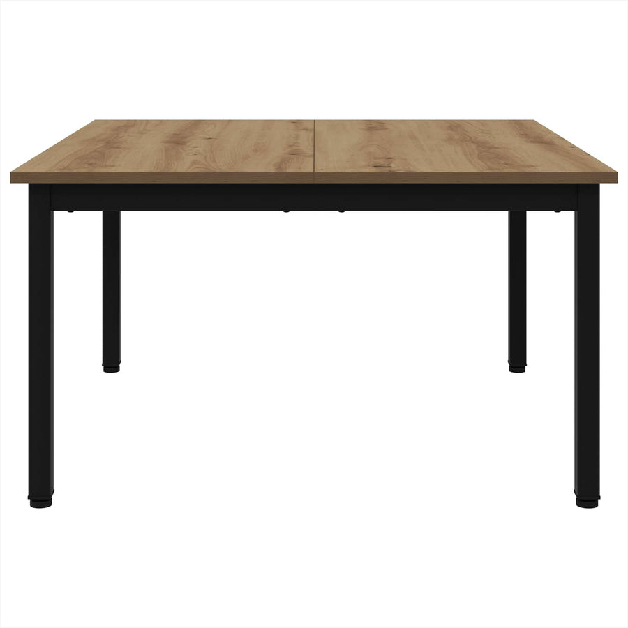 Salontafel Ambachtelijk eiken 80 x 80 x 45 cm Bewerkt hout