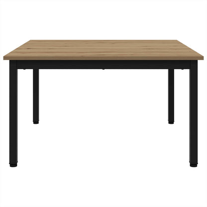 Salontafel Ambachtelijk eiken 80 x 80 x 45 cm Bewerkt hout