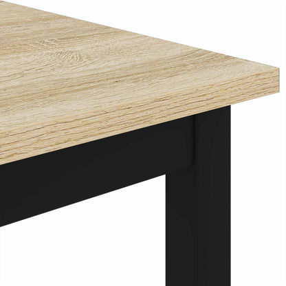 Salontafel Sonoma 100 x 100 x 45 cm Bewerkt hout