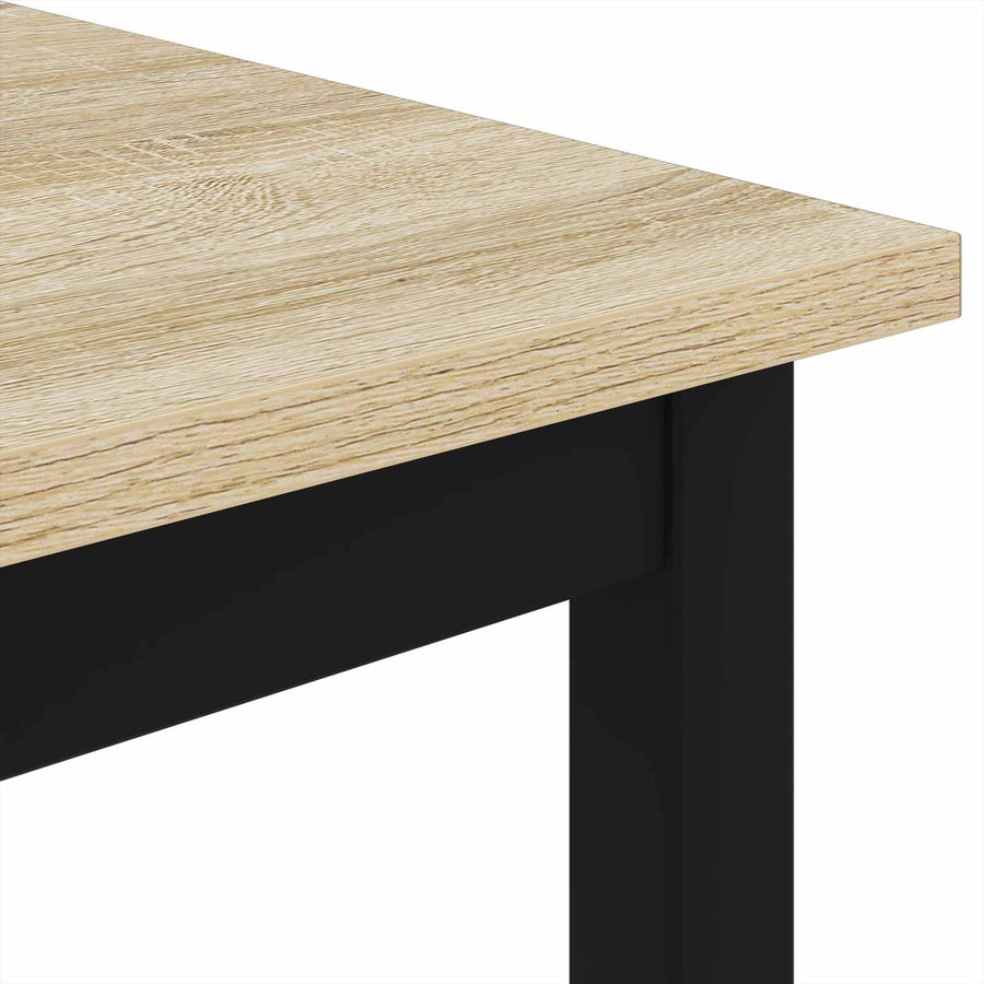 Salontafel Sonoma 100 x 100 x 45 cm Bewerkt hout