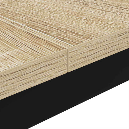 Salontafel Sonoma 100 x 100 x 45 cm Bewerkt hout