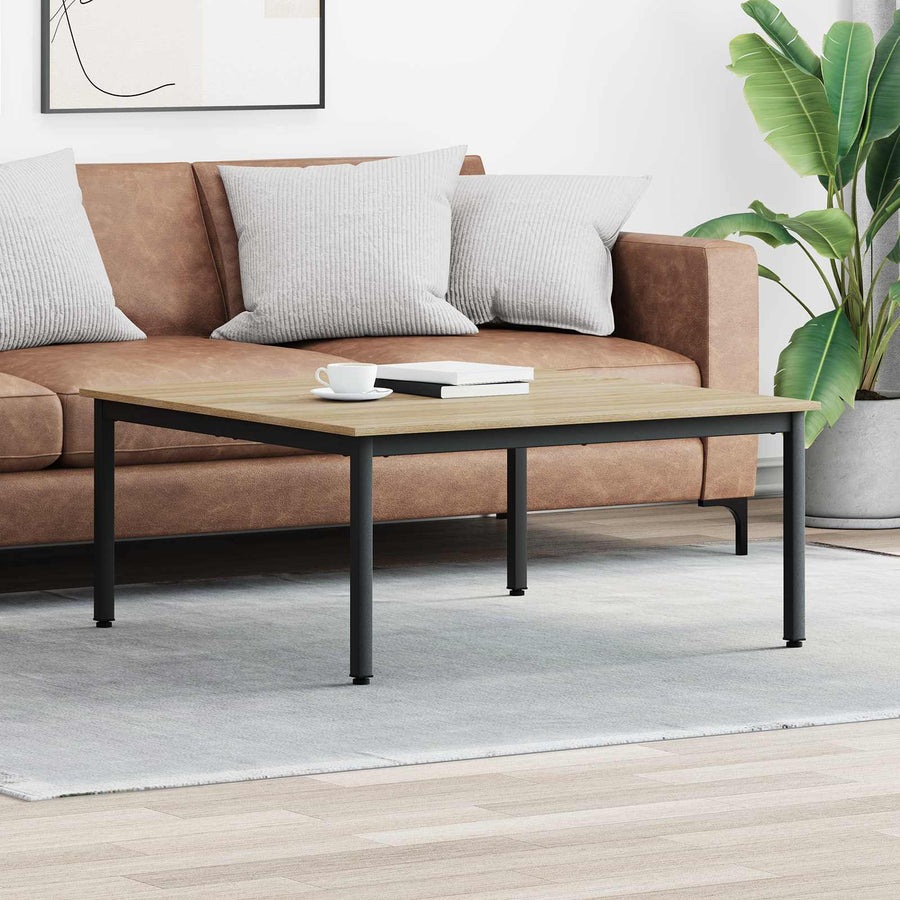 Salontafel Sonoma 100 x 100 x 45 cm Bewerkt hout