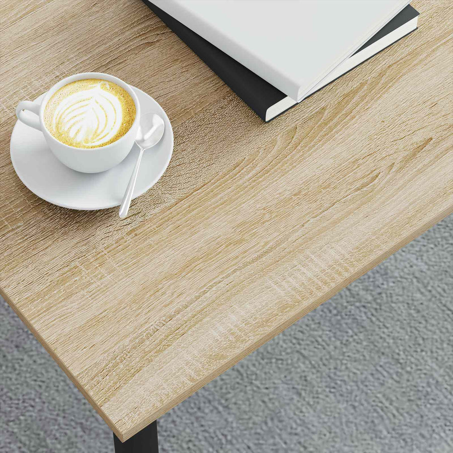 Salontafel Sonoma 100 x 100 x 45 cm Bewerkt hout