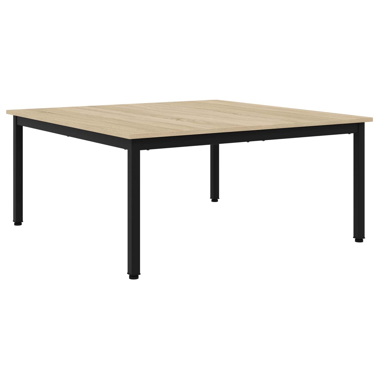 Salontafel Sonoma 100 x 100 x 45 cm Bewerkt hout