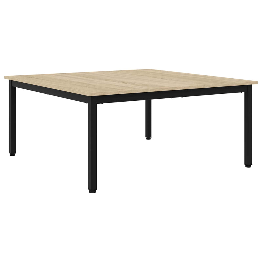 Salontafel Sonoma 100 x 100 x 45 cm Bewerkt hout