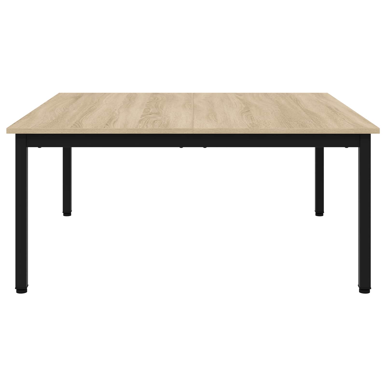 Salontafel Sonoma 100 x 100 x 45 cm Bewerkt hout