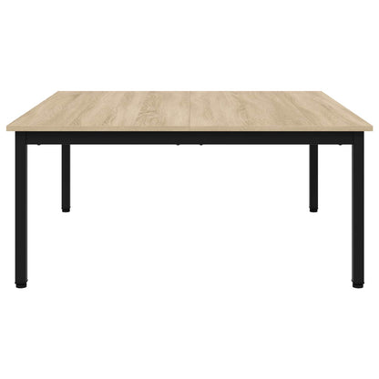 Salontafel Sonoma 100 x 100 x 45 cm Bewerkt hout
