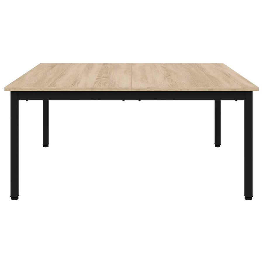 Salontafel Sonoma 100 x 100 x 45 cm Bewerkt hout