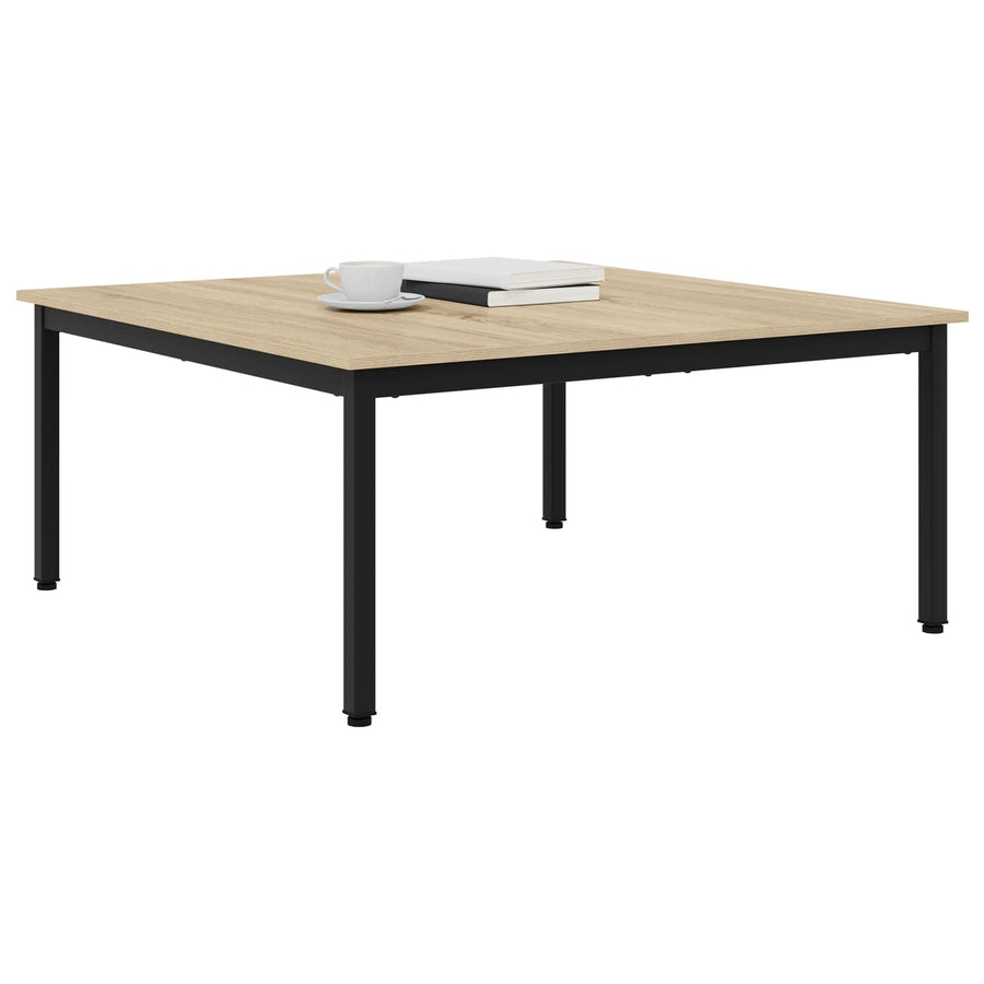 Salontafel Sonoma 100 x 100 x 45 cm Bewerkt hout