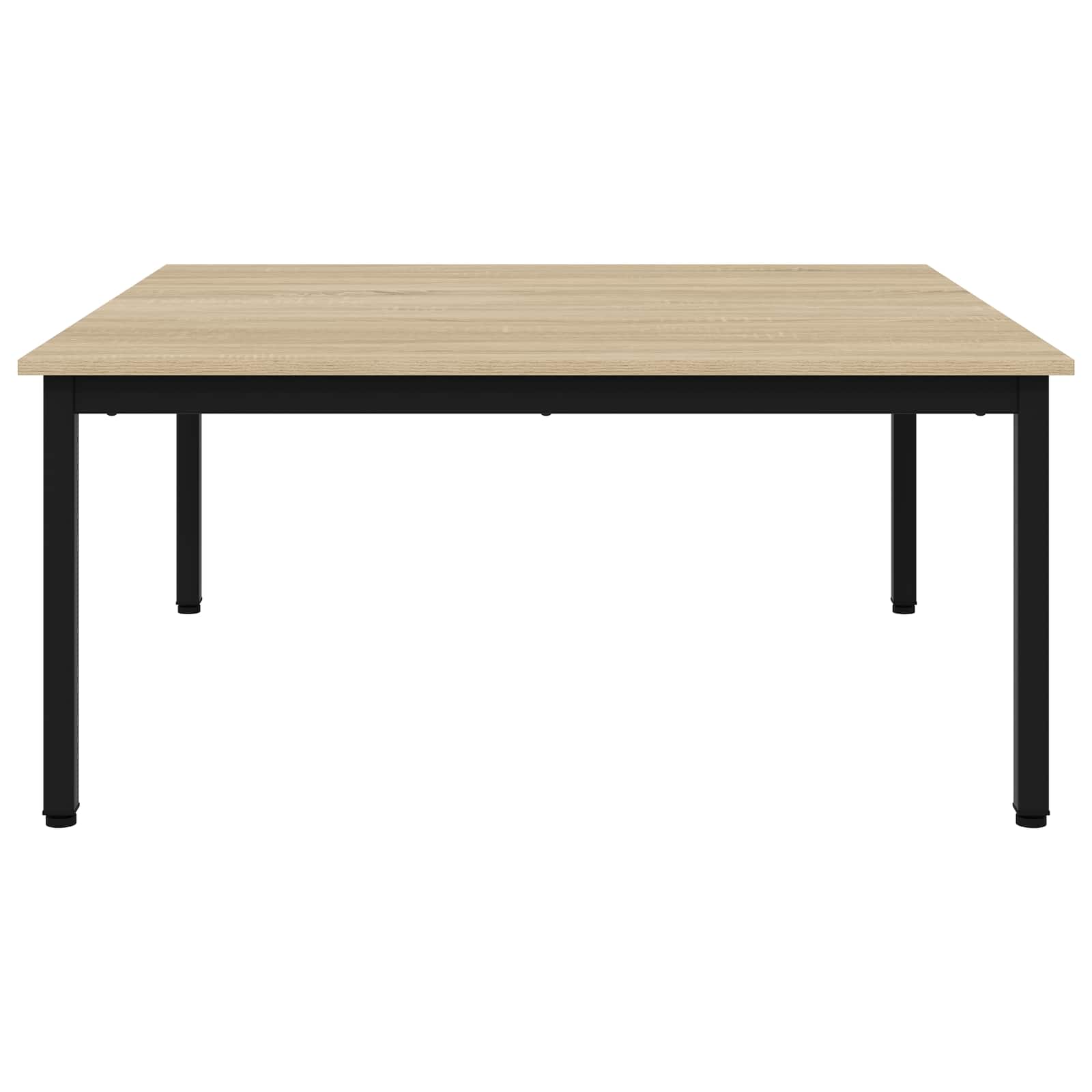 Salontafel Sonoma 100 x 100 x 45 cm Bewerkt hout