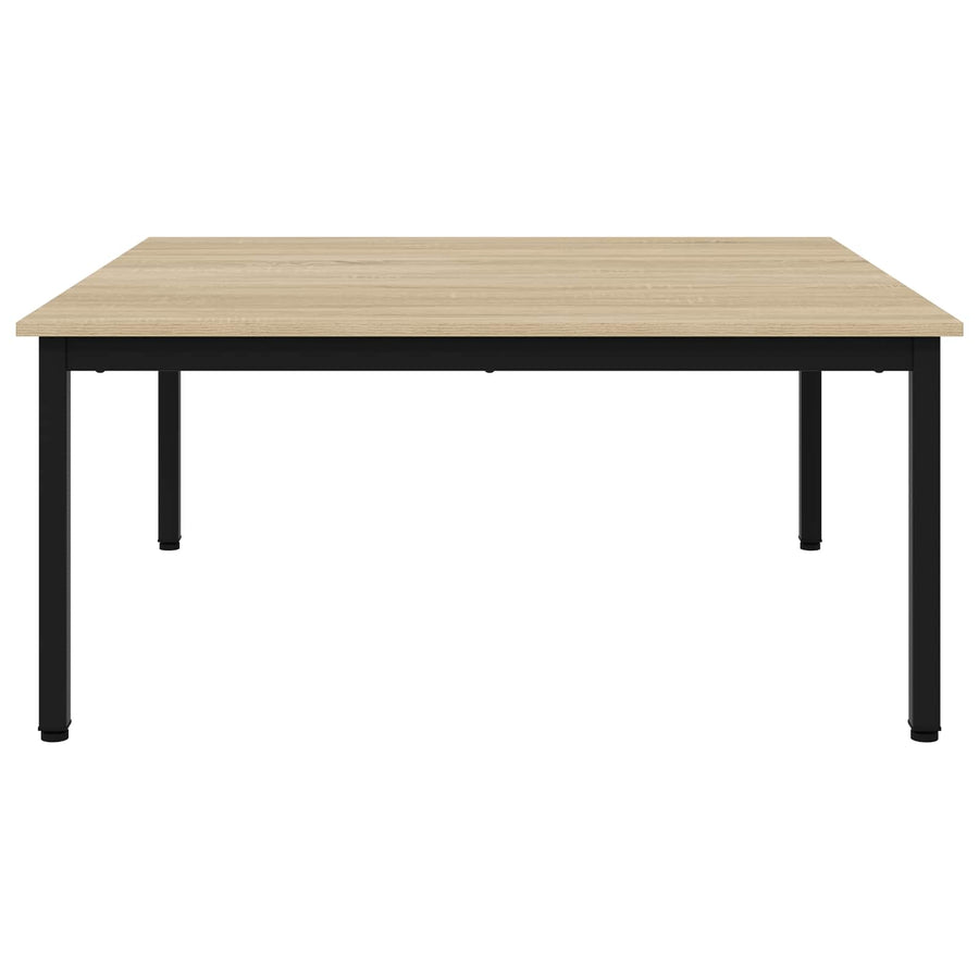 Salontafel Sonoma 100 x 100 x 45 cm Bewerkt hout