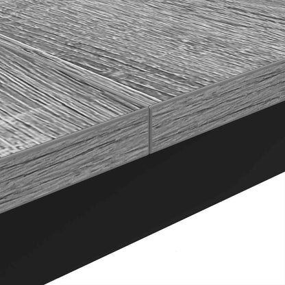 Salontafel Grijs Sonoma 100 x 100 x 45 cm Bewerkt hout