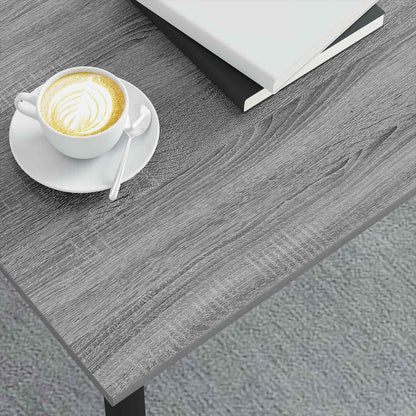 Salontafel Grijs Sonoma 100 x 100 x 45 cm Bewerkt hout