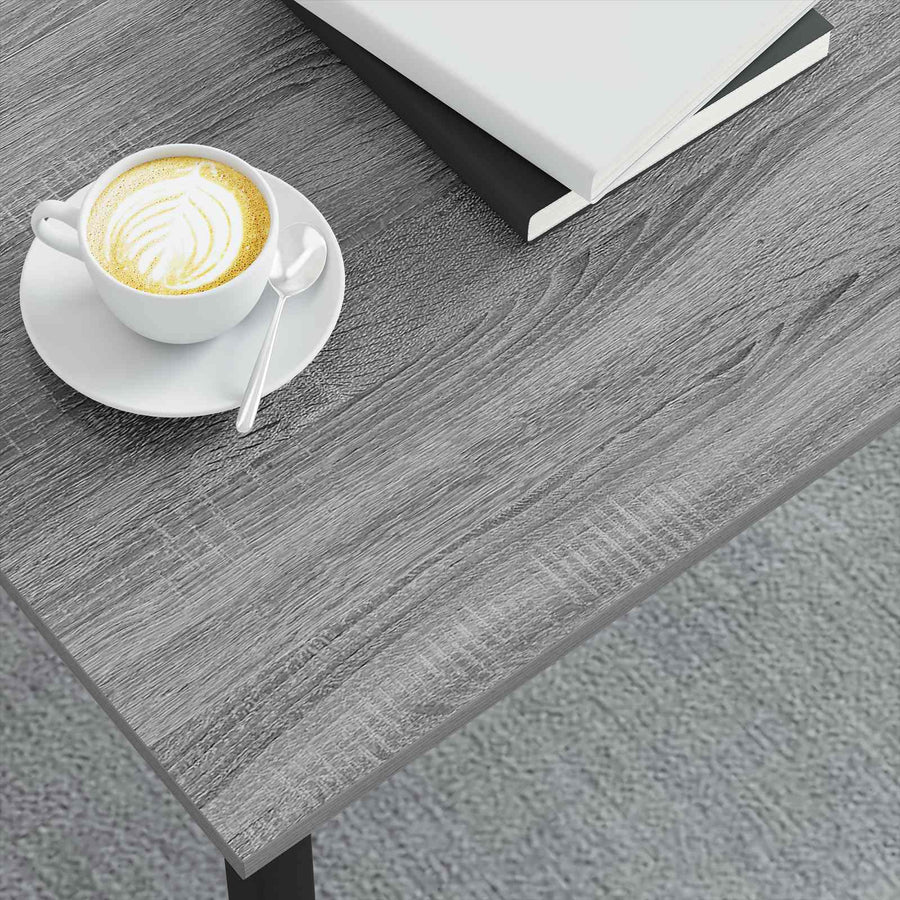 Salontafel Grijs Sonoma 100 x 100 x 45 cm Bewerkt hout