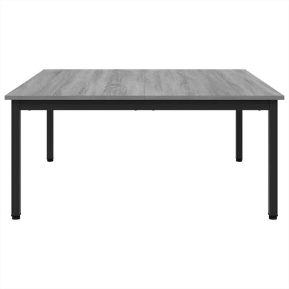 Salontafel Grijs Sonoma 100 x 100 x 45 cm Bewerkt hout