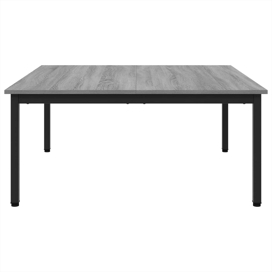 Salontafel Grijs Sonoma 100 x 100 x 45 cm Bewerkt hout