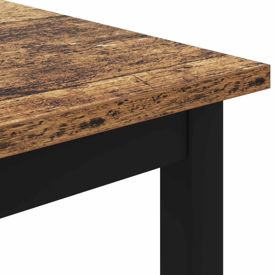 Salontafel Oudhout 100 x 100 x 45 cm Bewerkt hout