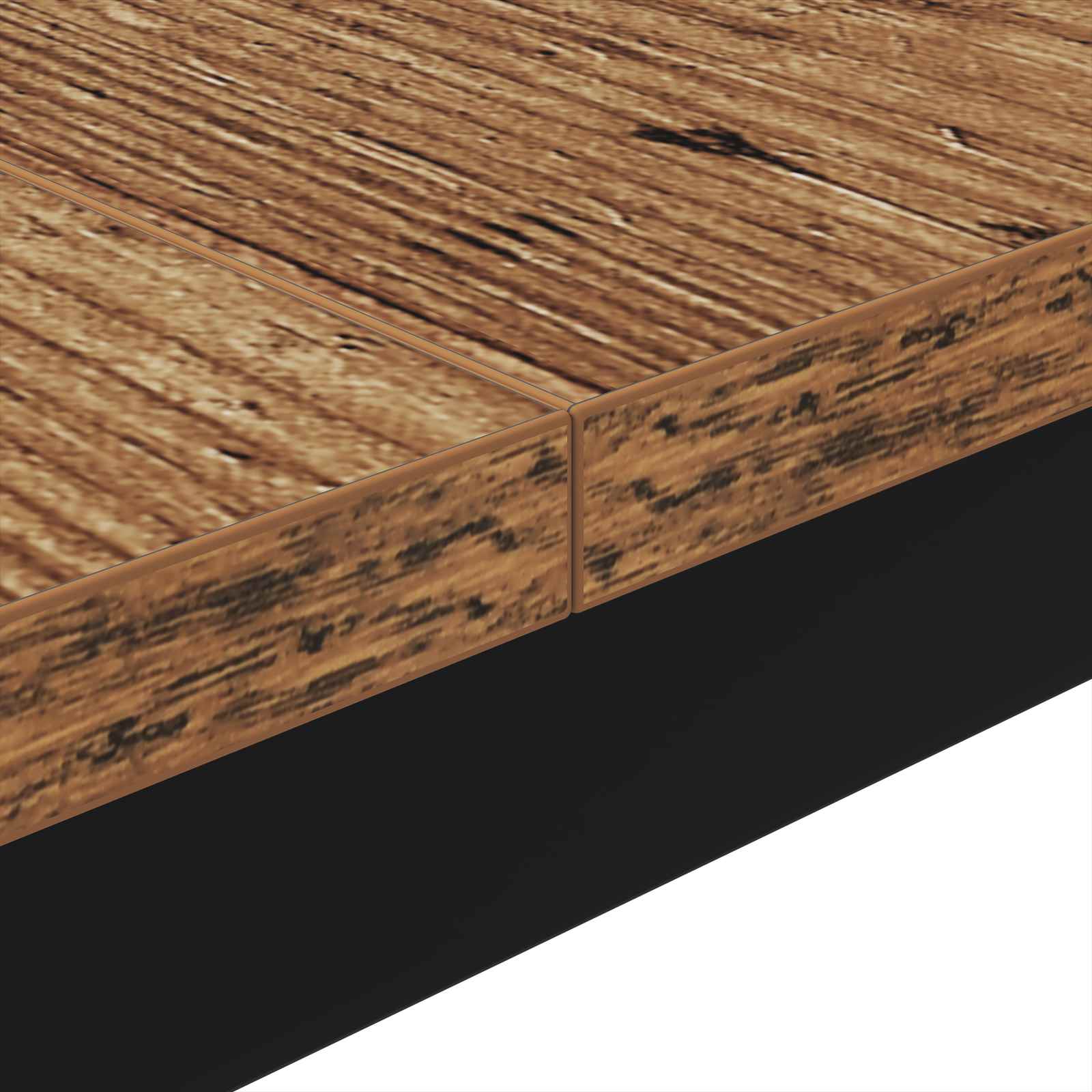 Salontafel Oudhout 100 x 100 x 45 cm Bewerkt hout
