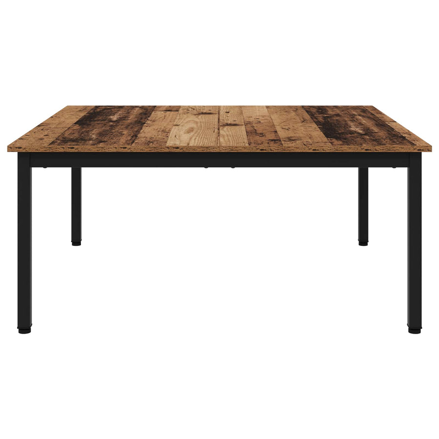 Salontafel Oudhout 100 x 100 x 45 cm Bewerkt hout