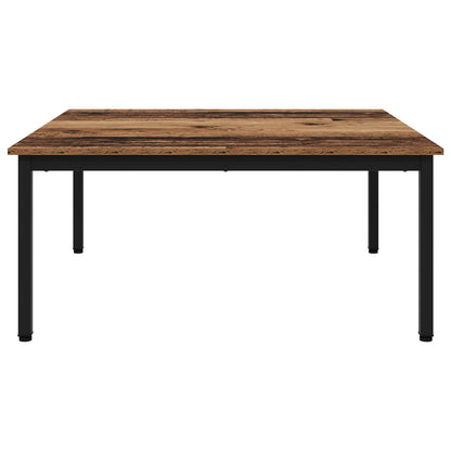 Salontafel Oudhout 100 x 100 x 45 cm Bewerkt hout