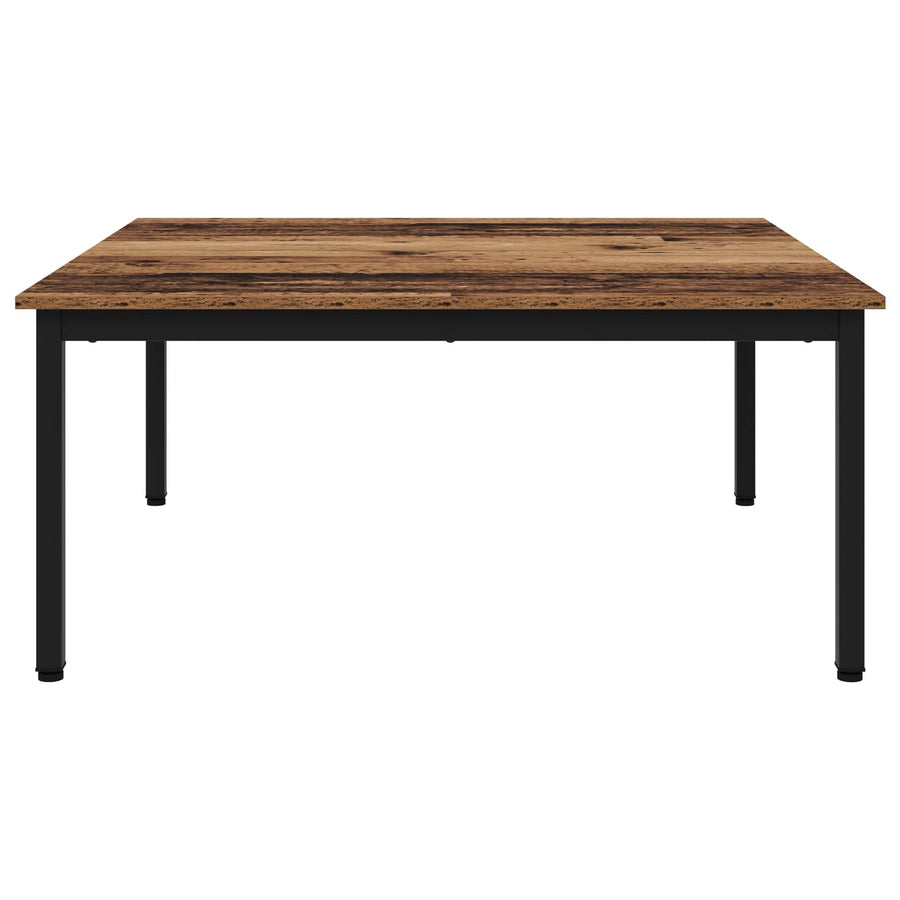 Salontafel Oudhout 100 x 100 x 45 cm Bewerkt hout