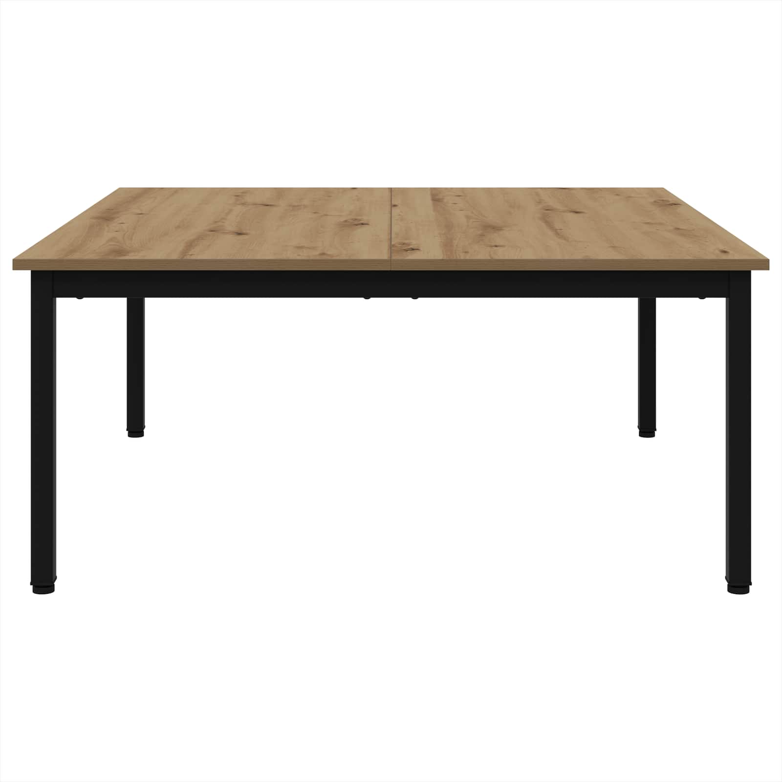 Salontafel Ambachtelijk eiken 100 x 100 x 45 cm Bewerkt hout